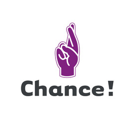 SIGNAL CHANCE main vecteurs