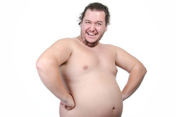 a fat man on a diet 