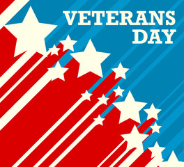 Veterans Day. Usa flag on background - 98633609