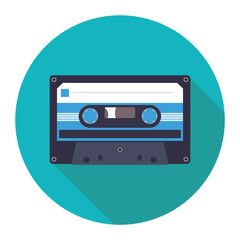 flat icon cassette