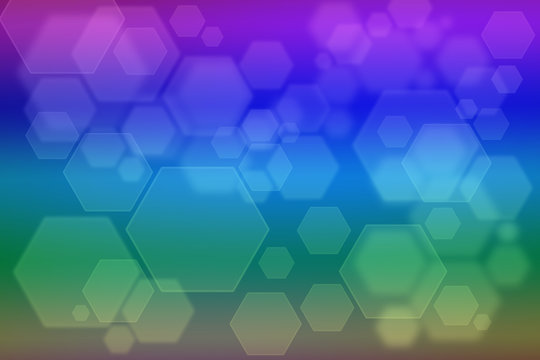 Hexagon Bokeh Wallpaper