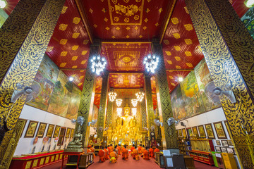 Obraz premium Beautiful architecture Thai's temple