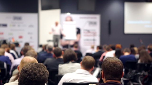 Business People Seminar Conference Meeting Office Training Concept
