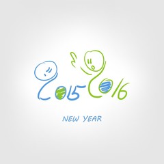 NEW YEAR vector illustration
