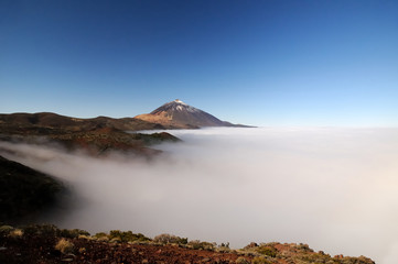 Teide volcano from far