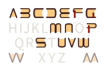 Book Store Logo ABC type font