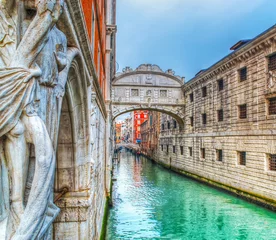 Foto auf Acrylglas Seufzerbrücke Seufzerbrücke in Venedig