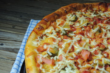 Homemade pizza