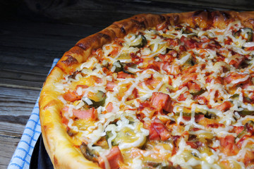 Homemade pizza