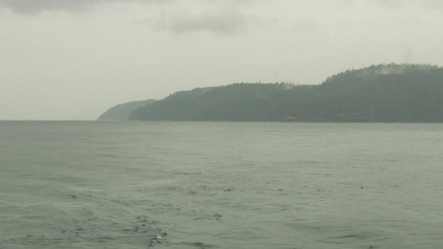 Pacific Ocean landscape off the coast of British Columbia.