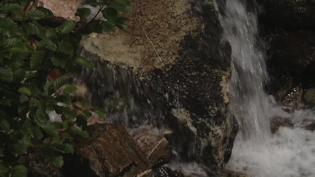 Stream flowing through Bugaboo Provincial Park. Tilt