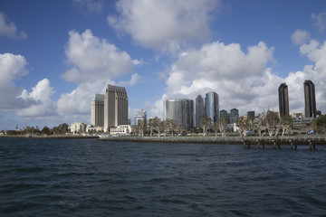 Obraz premium San Diego Bay View of Downtown