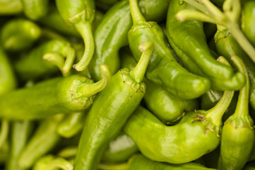 green hot pepper bunch