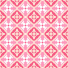 Seamless pattern. Portuguese, Moroccan, Spanish tile. 