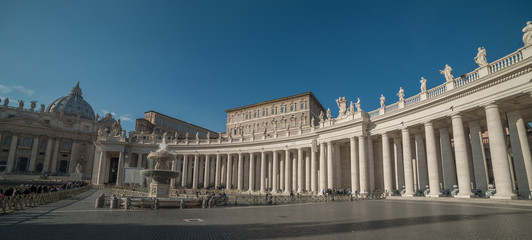 Obraz premium Vatican City and Rome, Italy: St. Peter's Square 