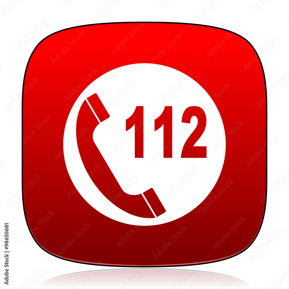 Poster emergency call icon