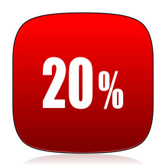 20 percent icon