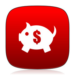Obraz premium piggy bank icon