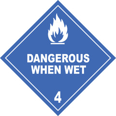 Dangerous Substance Warning Sign, warning symbol, stock photo