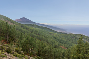 nature landscape, mountain summit view