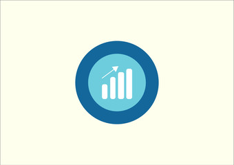Marketing Stats Sales Icon Logo