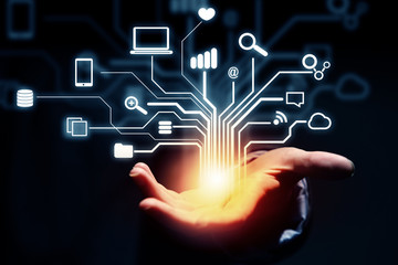 Cloud sharing and connection 