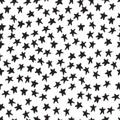 Monochrome scribble background. Modern design.Vector illustration. Fancy hand drawn casual texture.White background with black lines and dots. 