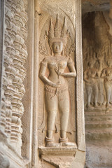 Apsara in Angkor Wat Cambodia