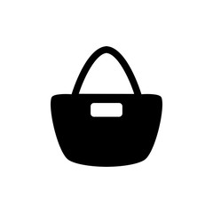 Shopping bag icon. Vector illustration