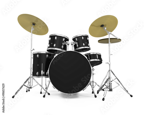 "Drum Kit Isolated" Stock photo and royalty-free images on Fotolia.com - Pic 98657629
