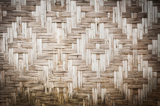 woven texture bamboo old