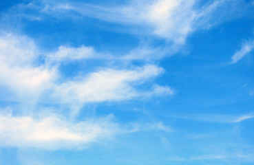 blue sky with few clouds