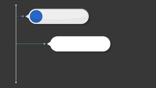 Three round square intro title box chart,powerpoint presentation template.(included alpha)