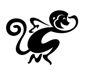 Chinese Zodiac - Monkey. Chinese New Year. 