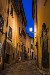 Obraz premium Evening streets of San Marino
