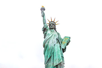 Fototapeta na wymiar Liberty Statue, a landmark of new york city