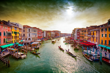 Grand Canal, Venice, Italy.