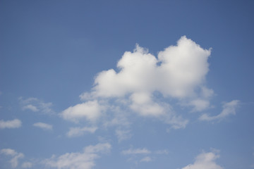 Blue sky clouds