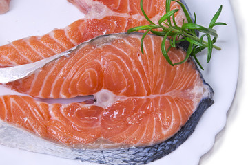 salmon with rosemary