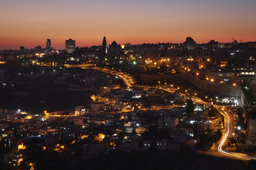 Fototapeta premium Panoramic view of Jerusalem. Israel