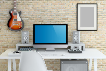 Home Recording Studio - obrazy, fototapety, plakaty
