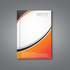 Naklejka premium book cover design