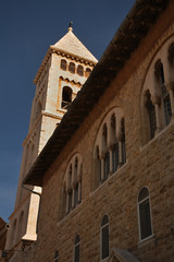 Fototapeta na wymiar Lutheran Church of the Redeemer in Jerusalem. Israel