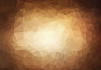 Foto auf Alu-Dibond Abstract triangle  brown background  © igor_shmel