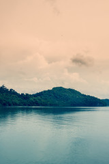 Beautiful landscape with sea