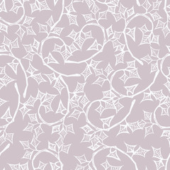 Background with branches, flowers and butterflies