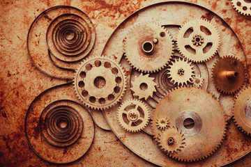 The Steampunk background