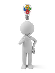 The 3D guy's thinking 