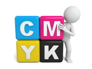 The 3D guy and the CMYK mode