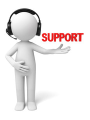 The 3D guy is a call service